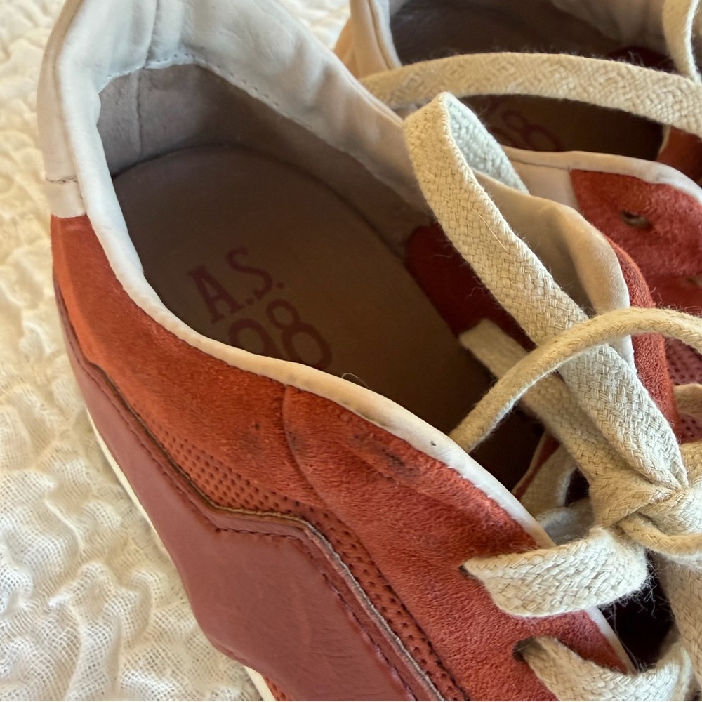 A.S.98 Alfie Platform Sneakers in Rust Orange EU 39 - Picture 10 of 13